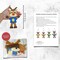 4E's Novelty 12 Pack Foam Christmas Reindeer Ornament Craft for Kids, Self-Adhesive DIY Holiday Craft Kit, Bulk Christmas Crafts for Kids Ages 4-8, 8-12, Toddlers Party Favors & Goodie Bag Fillers
